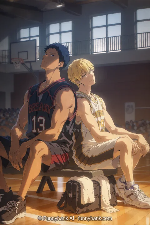 Aomine x Kise fan illustration